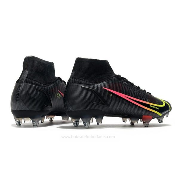 Nike Mercurial Superfly Elite SG PRO AC Negro x Prisma Negro Amarillo Rojo